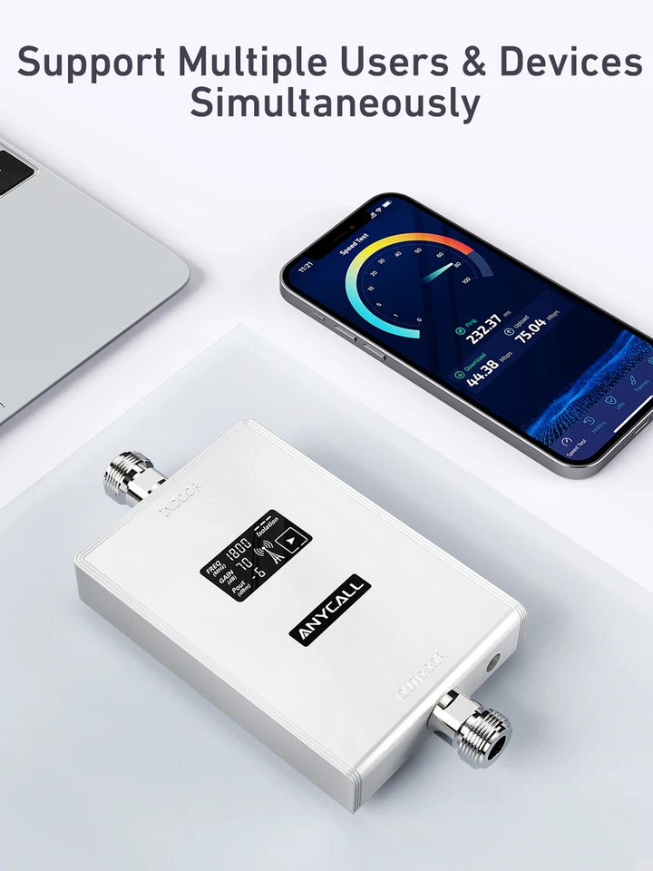 4G 5G Handy Signalverstärker 800/1800MHz Repeater Daten Stimme O2 Eplus Vodafone - Bild 2 von 4