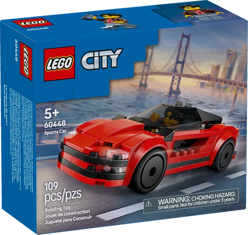 LEGO CITY: Red Sports Car (60448)definitely Is Going To Retire And They Are Rare