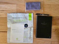 New Rocketbook Fusion Letter All In One Planner, Calender Notebook - Black