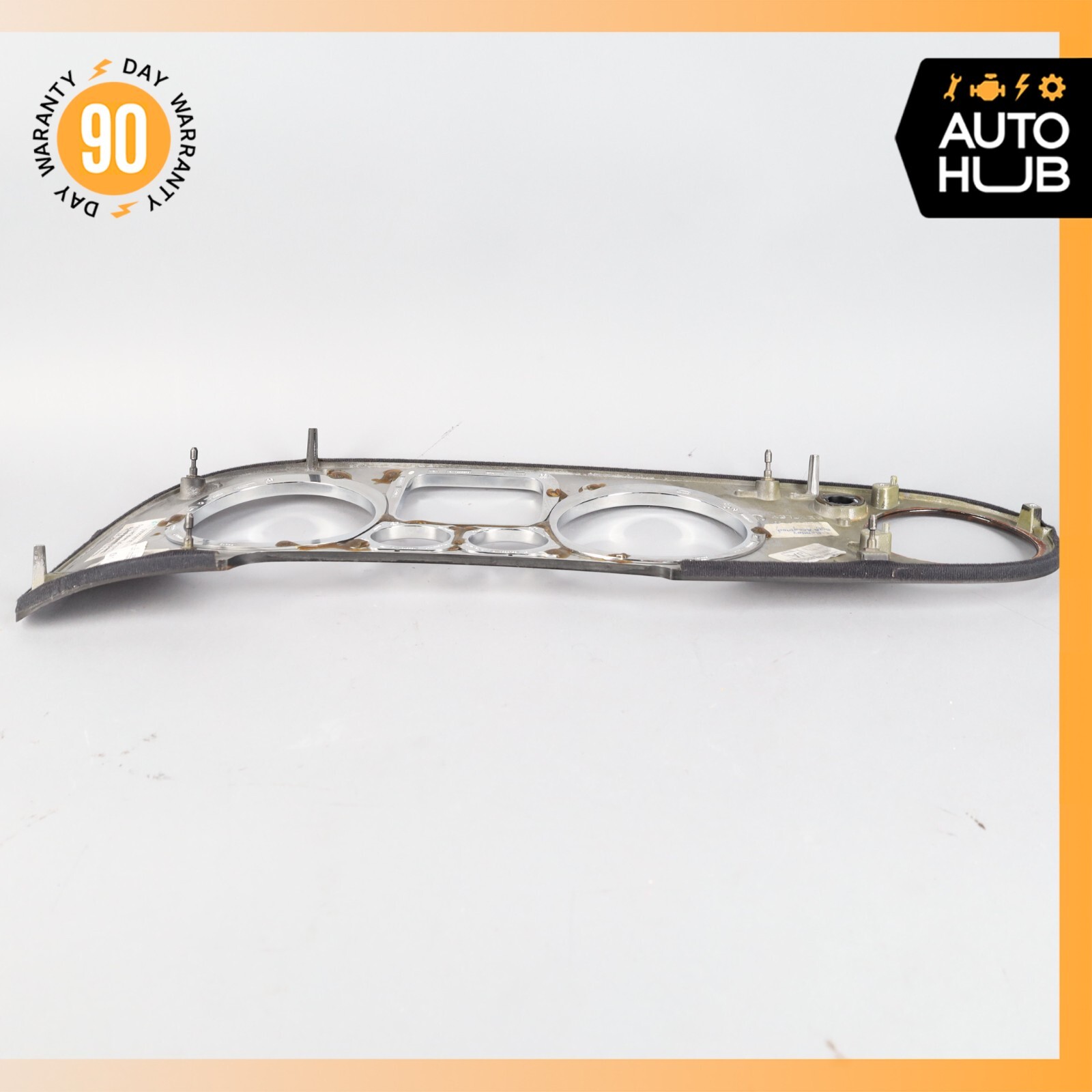 03-13 Bentley Continental Flying Spur Dash Panel Speedometer Bezel Trim Wood OEM