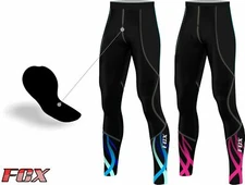 Womens Cycling Pants Padded Long Thermal Winter  Biking Ladies Bicycle Tights