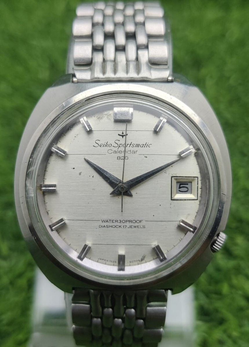 Seiko Sportsmatic Calandar 820 Automatic 7625-8050 Men's Watch