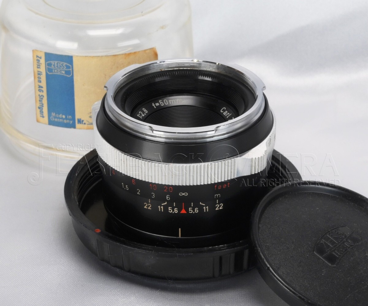 Gd Condition * Tessar 50mm f2.8 f Contarex Black Carl Zeiss