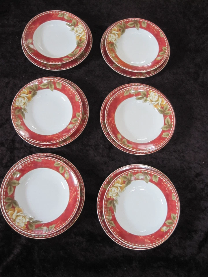 ROSENTHAL Classic Renaissance Ambra 6x Speise- und 6x Pastateller - unbenutzt