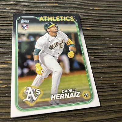 スポーツ選手 TOPPS DEFINITIVE 2024 Topps Update US-132 Darrell Hernaiz Oakland Athletics Rookie