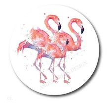 Stunning Pink Flamingos Scrapbook Stickers Envelope Seals Flamingo Favors