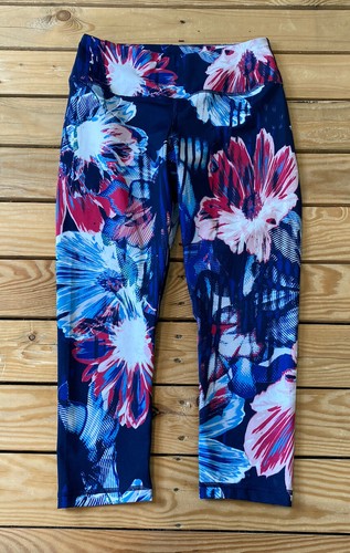zella women's cropped floral leggings 