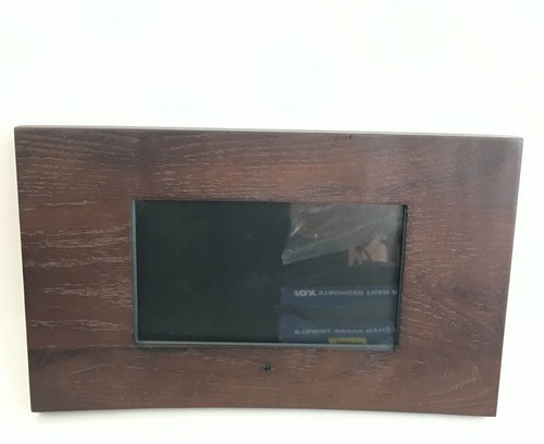 Crate & Barrel 7" Digital Frame in Wood Espresso Great Gift + Free Shipping! - Picture 8 of 9