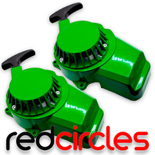 2x GREEN MINI MOTO METAL PULL START fits 47cc & 49cc MINI DIRT & QUAD