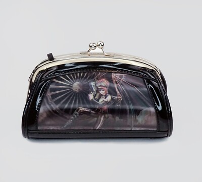 Anne Stokes Clutch The Assassin Handtasche Schwarz 3D Gothic ASCEB110 Fantasy