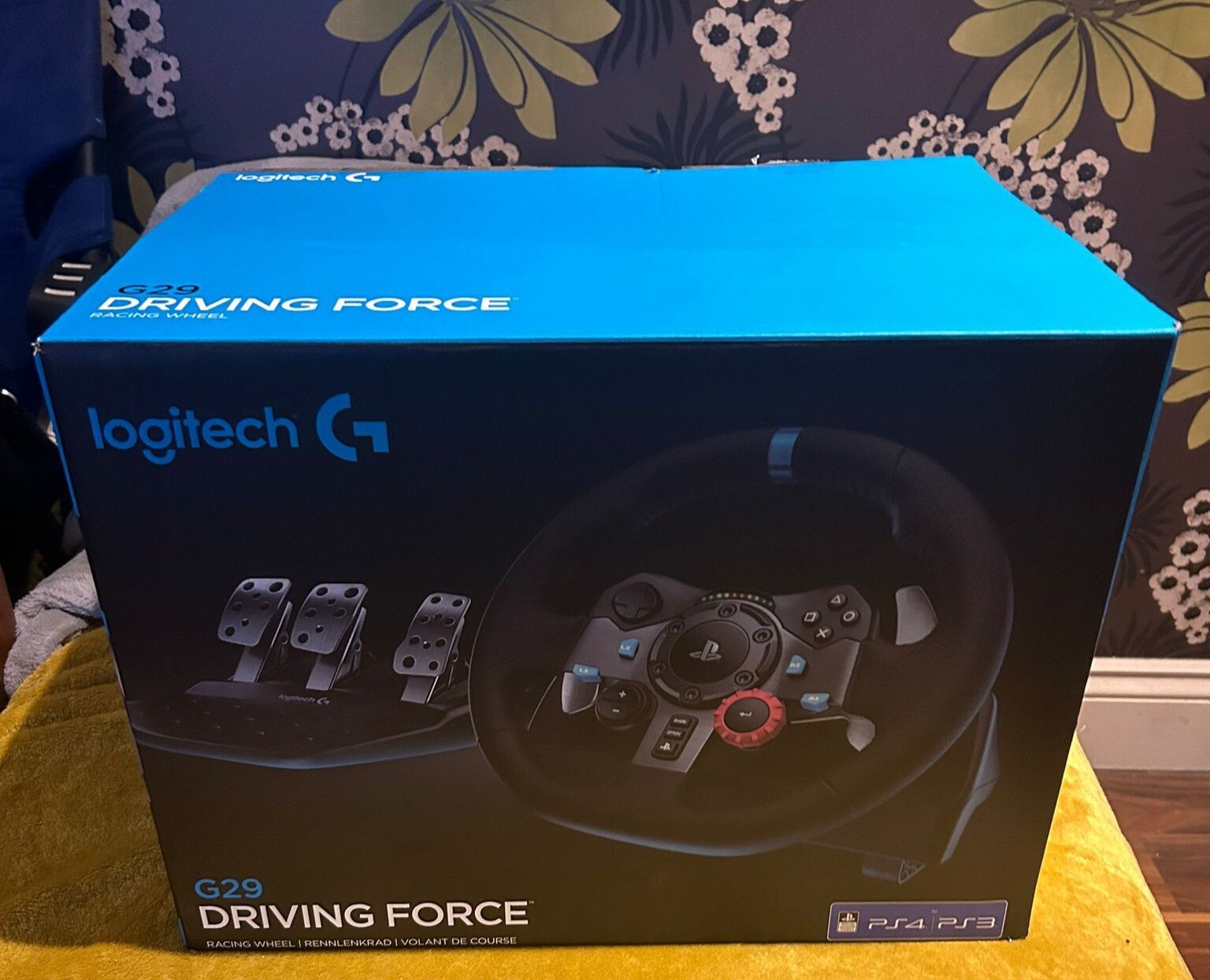 Logitech G29 Steering Wheel, Pedals And Playseat Challenge Gaming Chair