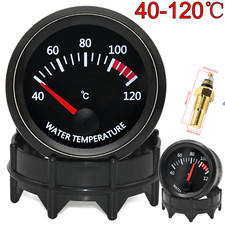 2" 52mm Universal Car Water Temperature Gauge Meter 40-120℃ With Sensor  