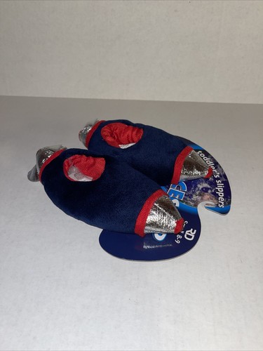 Zapatillas para niños pequeños nave espacial talla pequeña 8-9 azul nuevas para niños - Imagen 2 de 5