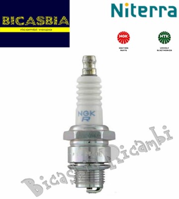 CANDELA NGK B6HS PASSO CORTO PIAGGIO VESPA 50 - PX 125 150 - APE - Foto 5