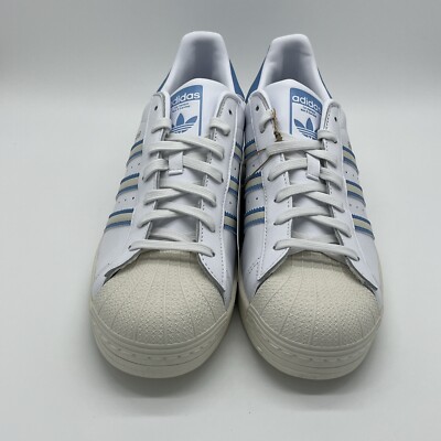 Size 12 - adidas Superstar White Light Blue for sale online | eBay