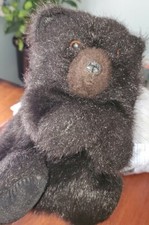 Folkmanis Furry Folk Puppets Wildlife Animals Black Bear Full Body Plush Puppet