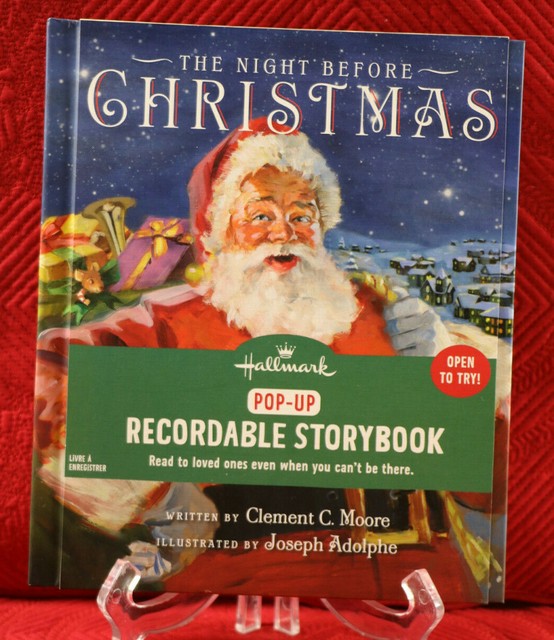 FOUR New Hallmark Recordable Book Twas The Night Before Christmas Pop Up Ending | eBay