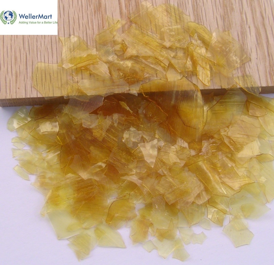 1.1 Lb/ 17.6 oz Shellac Flakes Blonde Shellac Finish for Home Wood... 1.1 Lb/ 17.6 oz Shellac Flakes Blonde Shellac Finish for Home Wood...