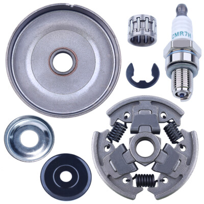 #ad 3 8quot; 6T Clutch Drum Washer Assembly For Stihl MS211 MS211C Chainsaw Spark Plug $20.97