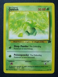 Oddish 63/82 1st Edition Team Rocket Pokemon Card