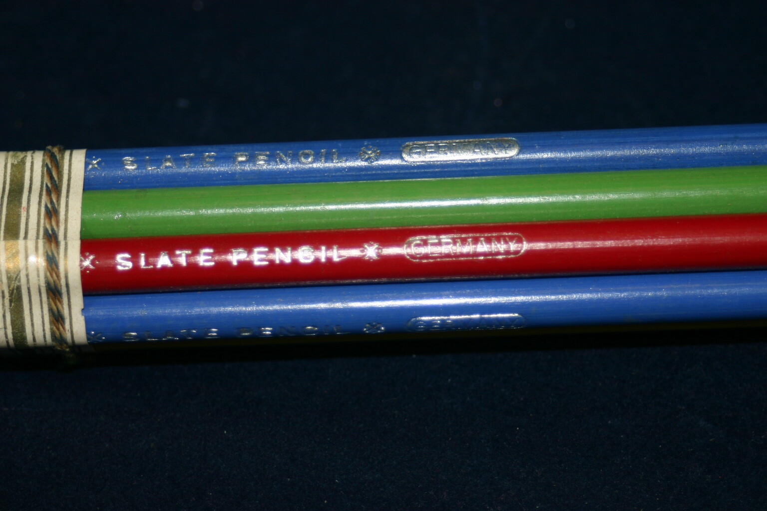 Vintage Slate Pencils  12 per pack  Germany color variety