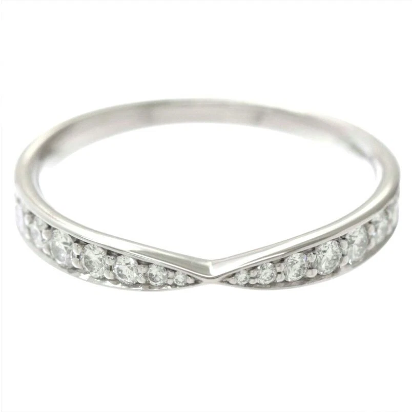 TIFFANY Co. Platinum Bead set Diamond Harmony Band Ring 6 eBay