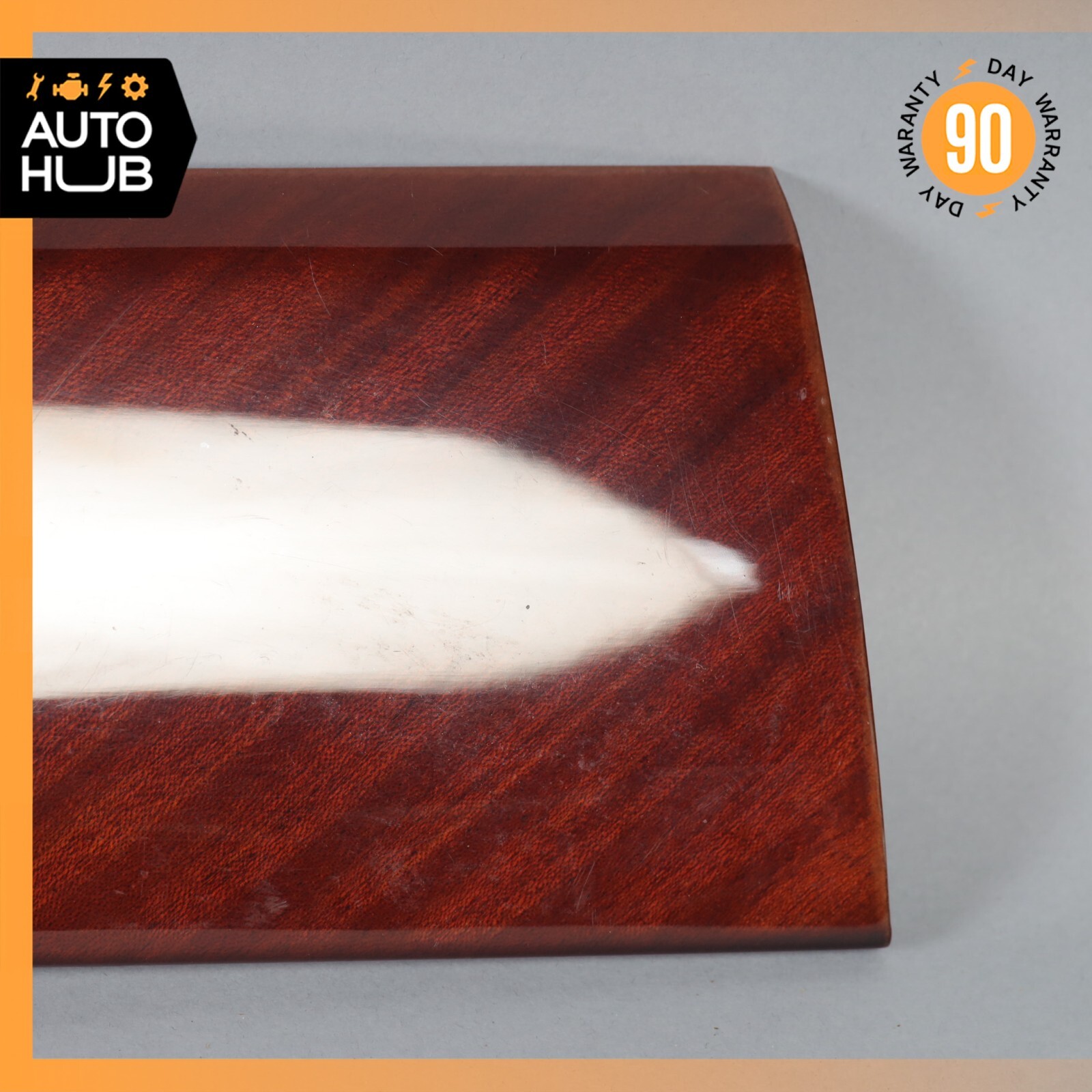 03-13 Maserati Quattroporte M139 Front Left Side Door Panel Trim Panel Wood OEM