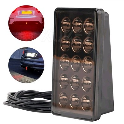 F1 Style 15 LEDs Licht Bremslicht 3. Dritte Smoked Heck Stop Warnung Rückleuchte