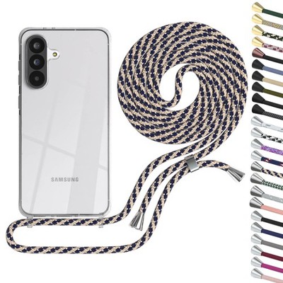 EAZY CASE für Samsung Galaxy A56 Hülle mit Band Handykette transparent Cover TPU