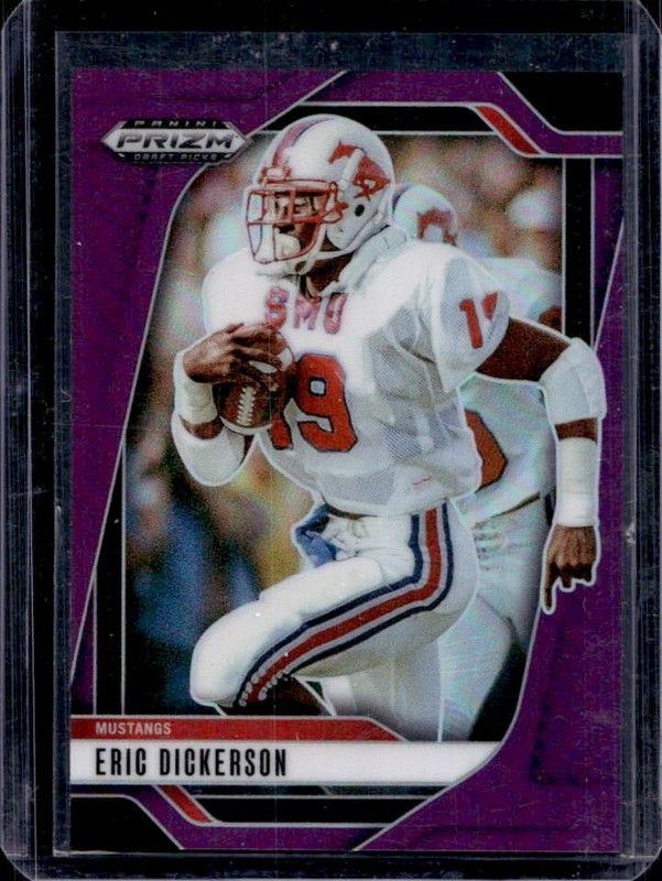 2025 Panini Prizm Draft Picks Eric Dickerson Purple #/99 Mustangs