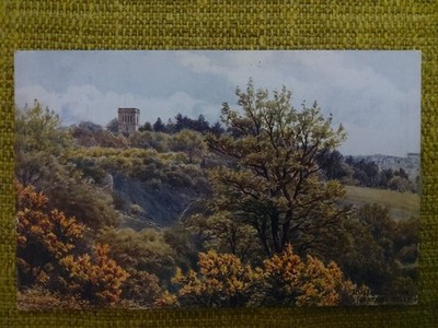 J Salmon Rusthall Kirche, Tunbridge Wells Postkarte. Künstler A R Quinton, Nr 1288
