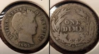 1905 O (Micro O Variety) Barber Dime 90% Silver - Coveted Collector Coin  #021
