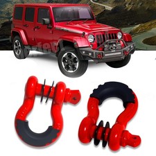 34 D Ring Anchor Shackles Heavy Duty Recovery Tow Hook Off Road For Jeep Truck