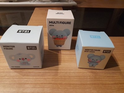 BTS LINE FRIENDS BT21 Monitorfiguren minini 3er - Set Koya RM Namjoon