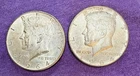 Lot of Two  (2) 1964 Kennedy Silver Half Dollars