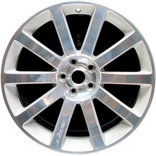 Wheel Rim Chrysler 300 20 2005-2010 Uq68taeab Oem Polished Silver Srt Oe 2253