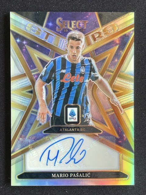 Mario Pasalic 2025-26 Panini Select Serie A Stars Silver Auto #ST-MP
