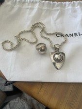 Navajo Artie Yellowhorse Signed Sterling 20in Pendant Ring