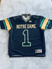 Prosphere Gameday Greats Notre Dame Football Jersey Black #1 Youth XL