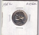 1962 Proof Jefferson Nickel 5c Coin Fine Condition #2012 — photo 1