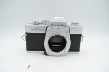 Minolta SRT 200 35mm SLR Film Camera Body, Chrome Without Caps 