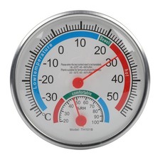 Thermo-hygrometer Weather White 1pcs Analogue Control Inside Hygrometer
