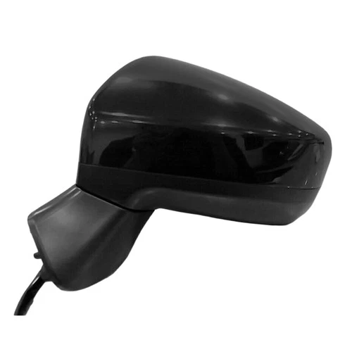 Unpainted Power Flat Driver Side Door Mirror 128-10159L