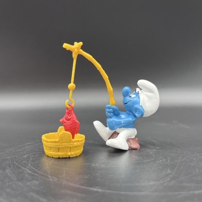 Super-Schlumpf 40207 Angler mit Wanne | schleich peyo smurf schlümpfe