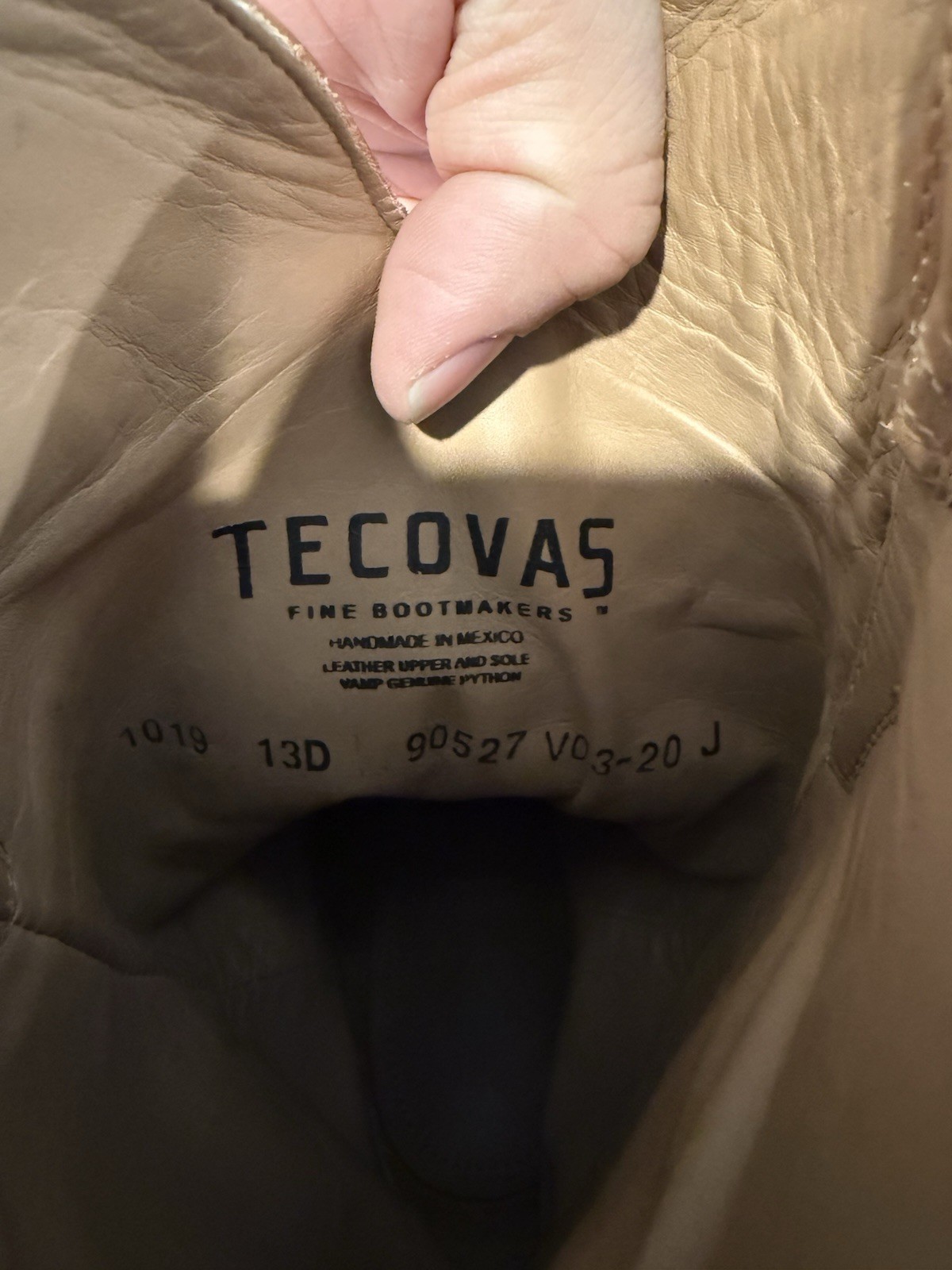 Tecovas mens boots- Python - image 3