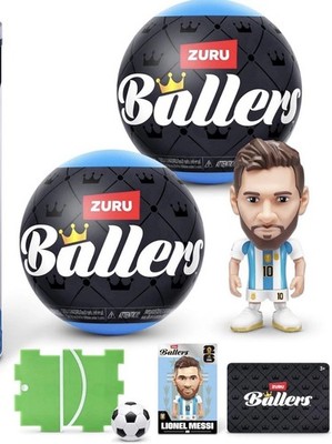 ZURU FIFA Ballers メッシ フィギュア 8- Zuru Ballers Official Licensed FIFA World Cup Figure Lionel