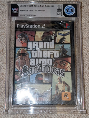 Grand Theft Auto San Andreas PlayStation 2 PS2 GTA Sealed Graded