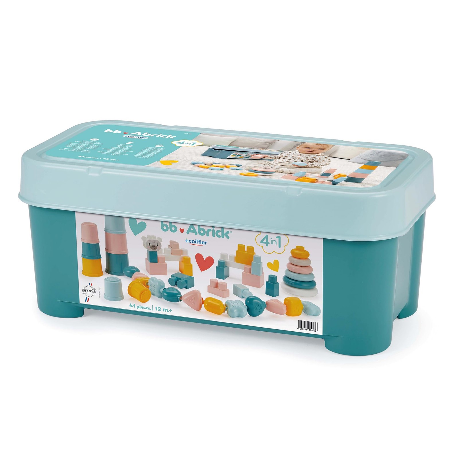 Набор 4 в 1 JOUETS ECOIFFIER SAS 7915 Конструкция Zusammenbau Pastell Klein 9190₽