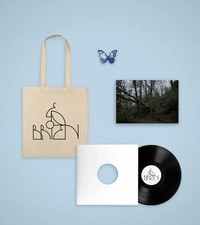 Ed Obrien - Blue Morpho Limited White Label Vinyl & Tote Bag + Print + Sticker