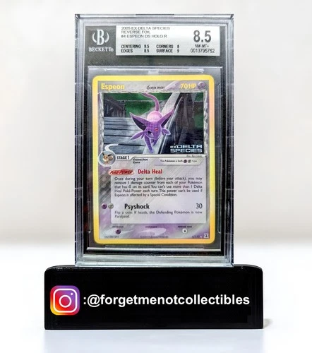 2005 EX DELTA SER REVERSE HOLO #4 ESPEON DS HOLO R BGS 8.5 POKEMON 4/113 no PSA